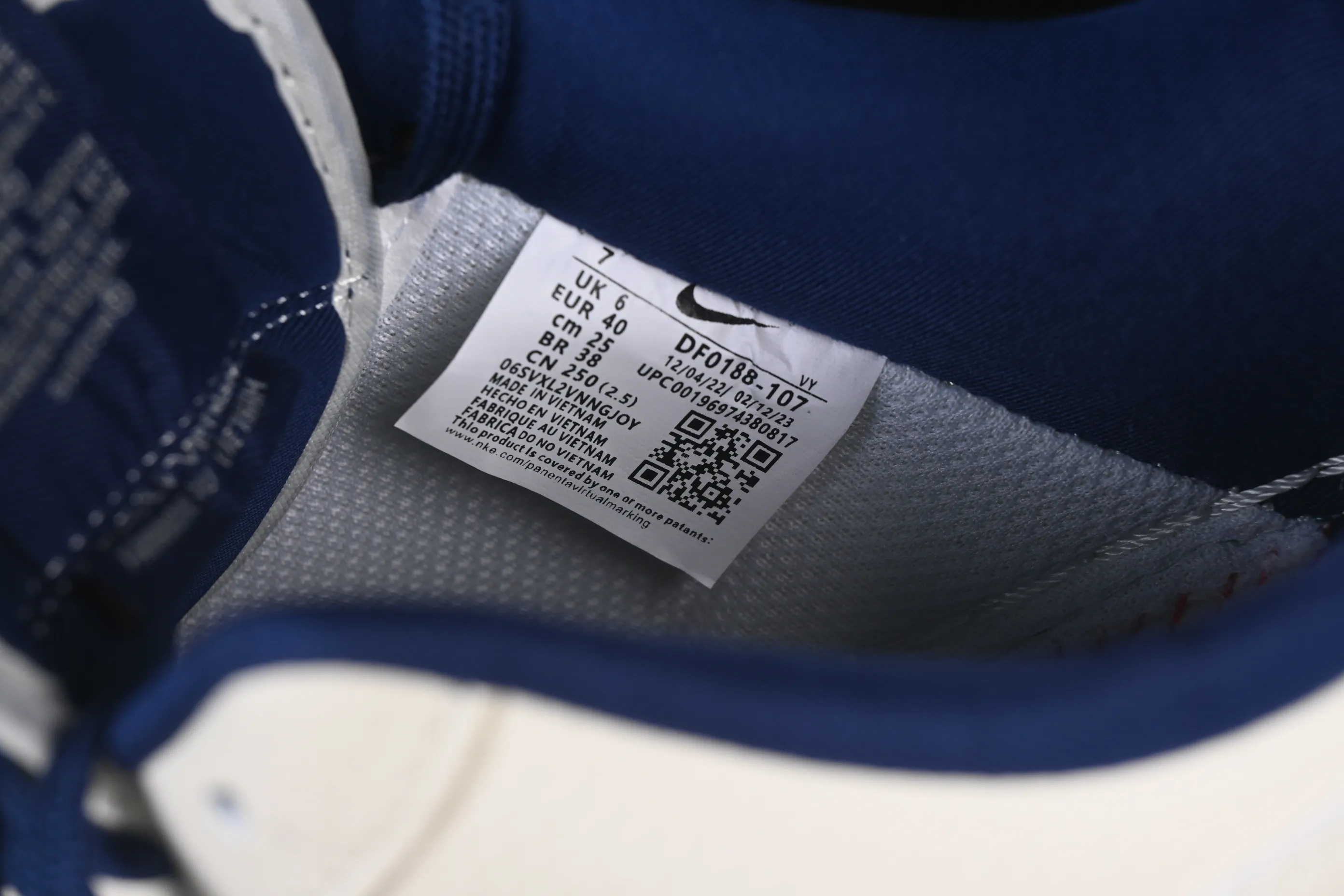 All categories Nk Air Force 1 Air Force series Nk Air Force 1 Low Air Force low-top Nike Air Force 1'07 Low North Face joint pig eight-meter blue Air Force 1 low-top casual sneakers DF0188-107